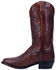 Image #3 - Dan Post Men's Winston Exotic Lizard Western Boots - Round Toe, Brown, hi-res
