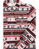 Image #2 - Shyanne Toddler Girls' Southwestern Printed Stripe Long Sleeve Pearl Snap Shirt, Burgundy, hi-res