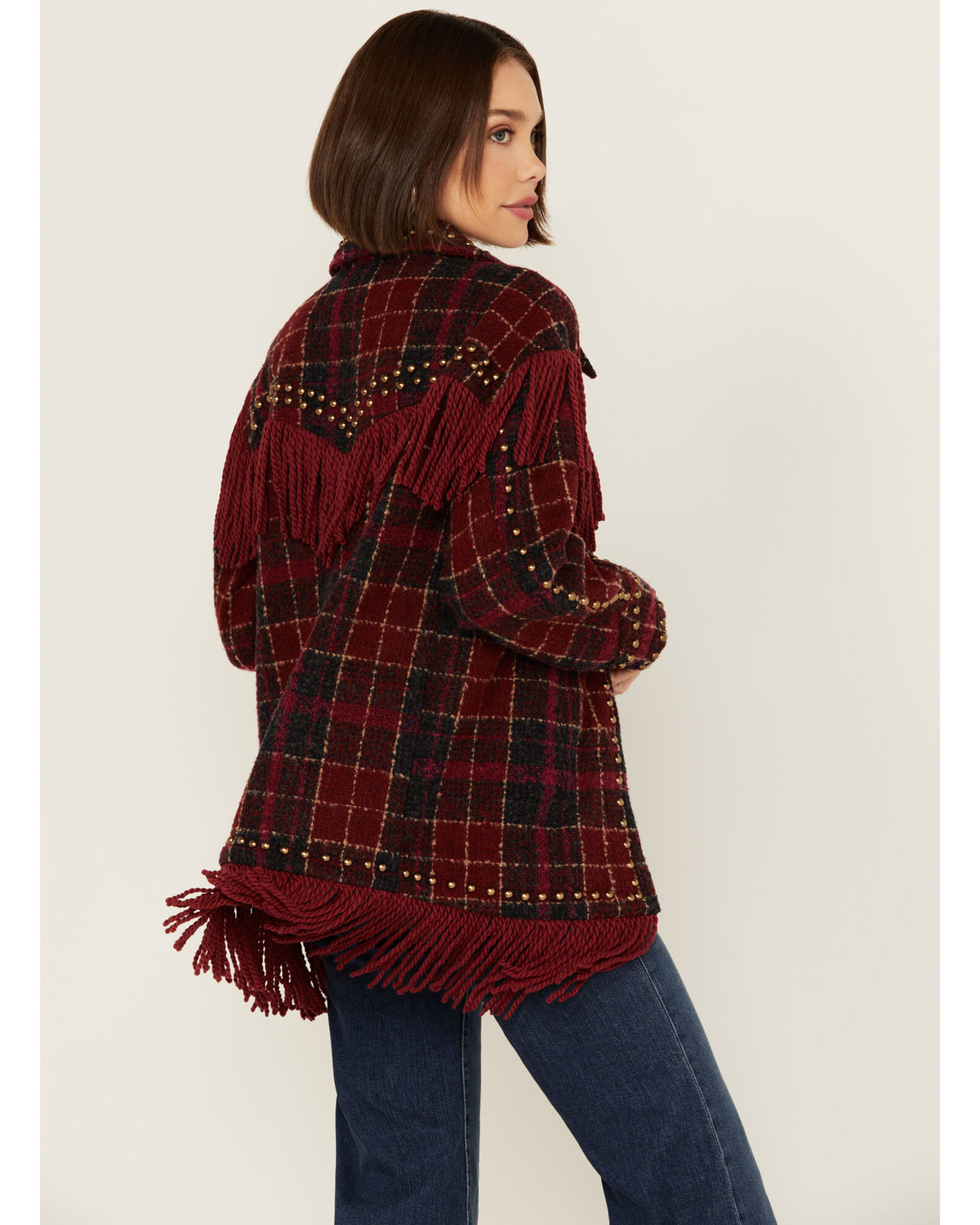 Tweed plaid jacket on sale
