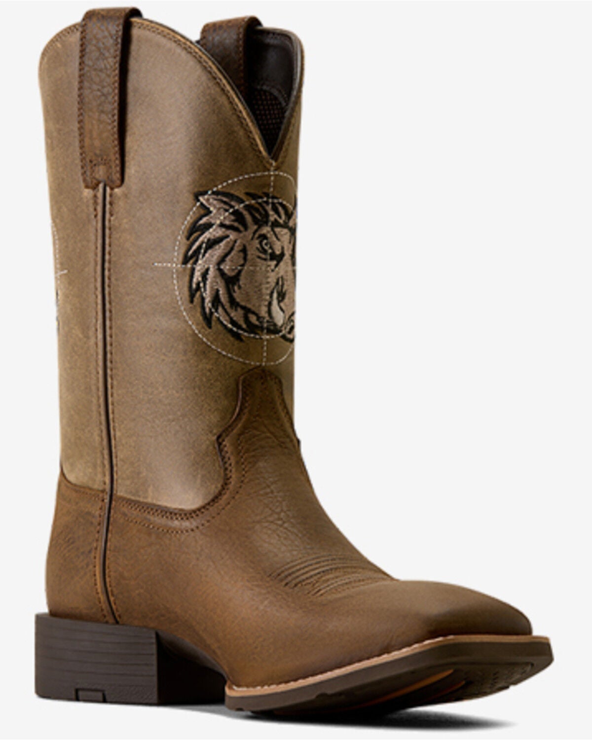 Ariat Men's Sport Crosshog Performance Western Boots - Broad Square Toe, Brown, hi-res