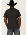 Tin Haul Men's Logo Steer Skull Graphic T-Shirt , Black, hi-res