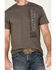 Image #2 - Jack Daniels Men's Old No.7 Short Sleeve Graphic T-Shirt, Charcoal, hi-res