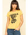 Image #1 - Bandit Brand Women's Saddle Up Graphic Tee, Dark Yellow, hi-res