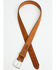 Image #2 - Justin Men's Working Sport Leather Belt, Brown, hi-res