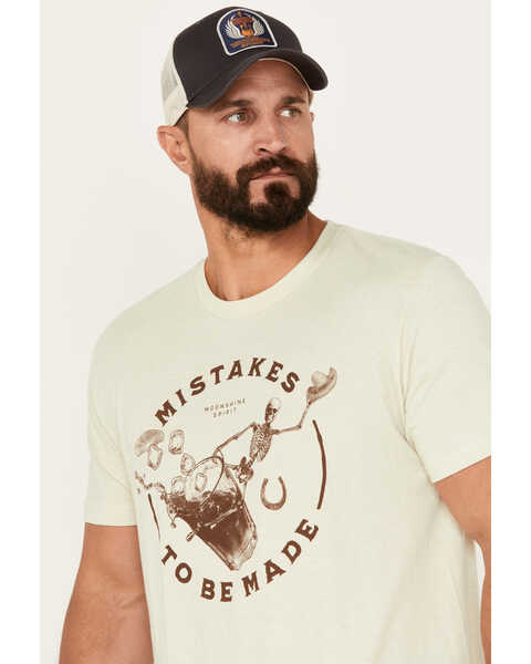 Image #2 - Moonshine Spirit Men's Mistakes To Be Made Short Sleeve Graphic T-Shirt, Tan, hi-res