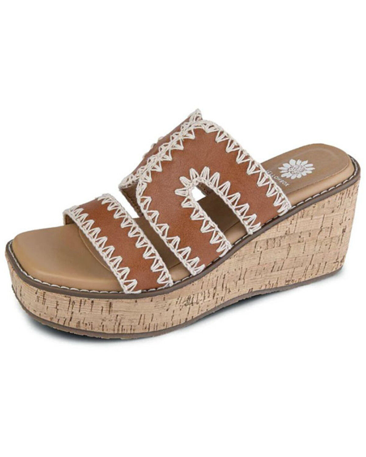 Image #1 - Yellow Box Women's Tracie Wedge Heels, Tan, hi-res