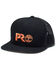 Image #1 - Timberland PRO Men's Embroidered Logo Mesh Back Trucker Cap, Black, hi-res
