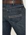 Image #4 - Cinch Men's Silver Label Dark Stonewash Tint Slim Straight Rigid Denim Jeans, Dark Wash, hi-res