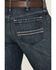 Image #4 - Cinch Men's Silver Label Dark Stonewash Tint Slim Straight Rigid Denim Jeans , Dark Wash, hi-res