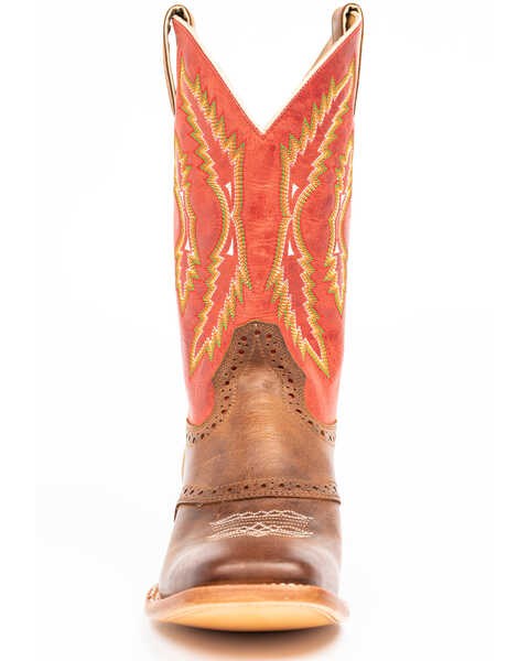 Image #4 - Cody James Men's Leather Western Boots - Broad Square Toe, , hi-res