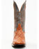Image #4 - Cody James Men's Exotic Ostrich Western Boots - Broad Square Toe, Cognac, hi-res
