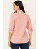 Image #4 - Ariat Women's Rebar Made Tough Long Sleeve Button-Down Work Shirt , Dark Pink, hi-res
