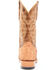 Cody James Men's Caramel Matte Pirarucu Exotic Western Boots - Broad Square Toe , Caramel, hi-res