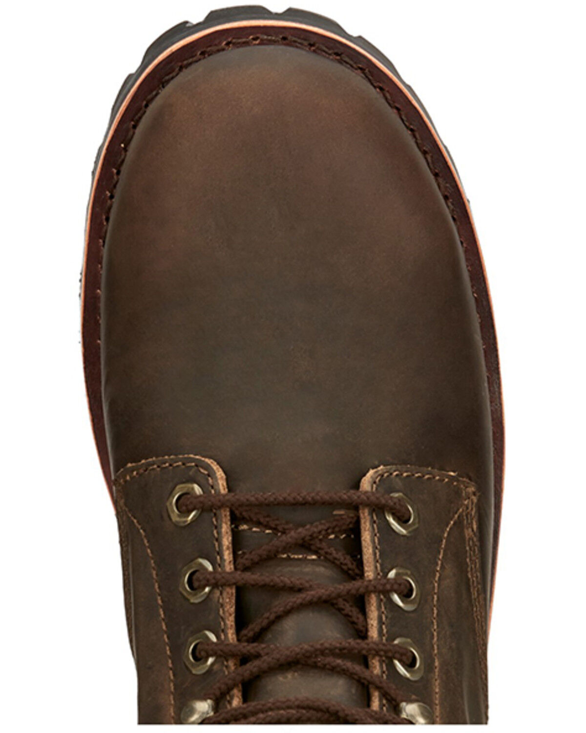 Image #6 - Chippewa Men's Wood Classic 2.0 6" Lace-Up Work Boots - Steel Toe, Bark, hi-res