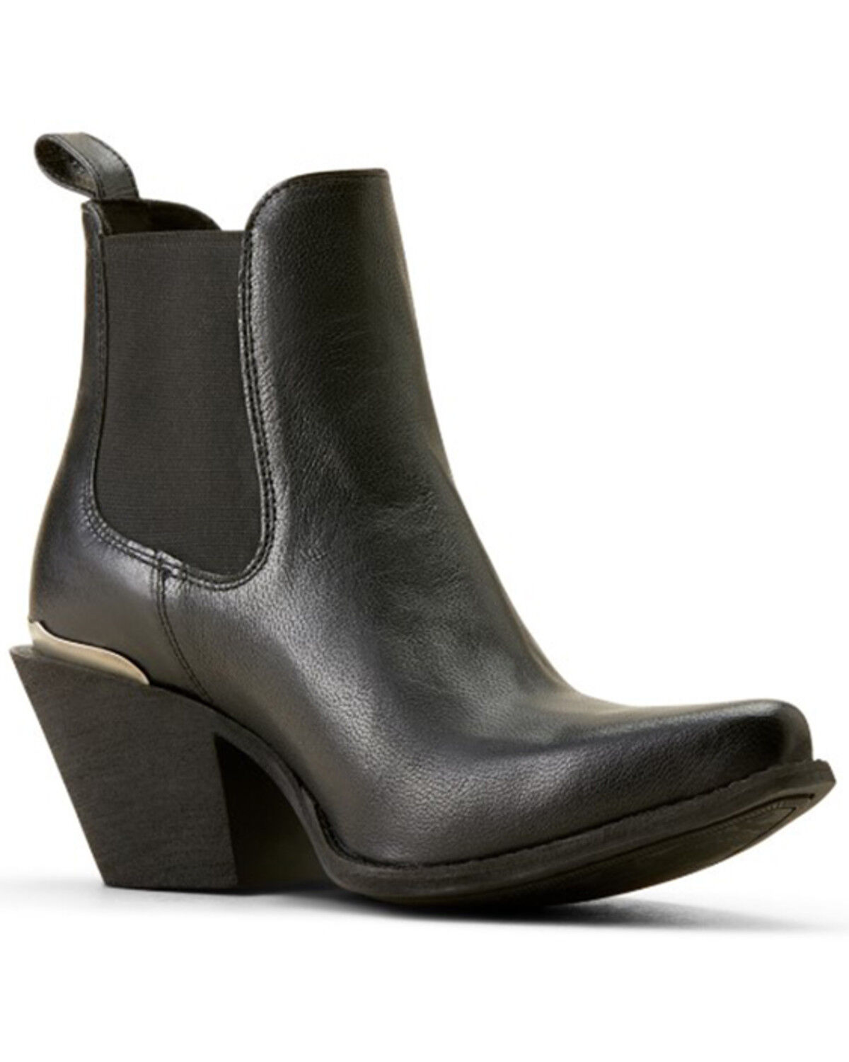 Image #1 - Ariat Women's Bradley Booties - Snip Toe, Black, hi-res