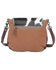 Myra Bag Women's Oceanic Blue Southwestern Hair-On Shoulder Bag, Multi, hi-res