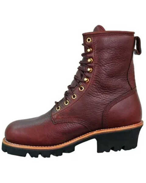 Image #5 - Chippewa Men's Waterproof Insulated 8" Logger Boots - Steel Toe, Briar, hi-res
