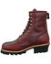 Chippewa Waterproof Insulated 8" Logger Boots - Steel Toe, Briar, hi-res