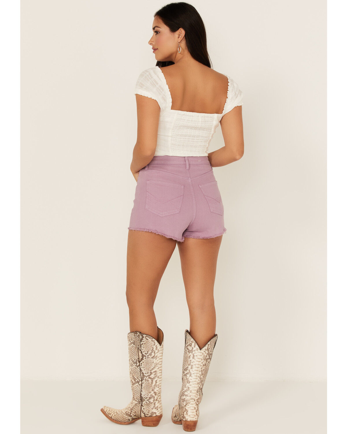 Image #3 - Idyllwind Women's Dusty High Rise Shorts, Mauve, hi-res
