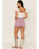 Image #3 - Idyllwind Women's Dusty High Rise Shorts, Mauve, hi-res