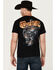 Image #1 - Cowboy Up Men's Triple Scorpion Short Sleeve Graphic T-Shirt, , hi-res