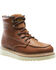 Wolverine Men's 6" Lace-Up Wedge Work Boots - Round Toe, Brown, hi-res