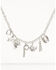 Image #2 - Lainey Wilson Women's Rodeo Charm Necklace, Silver, hi-res