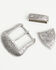 Image #1 - Cody James Men's Three-Piece Buckle Set, Silver, hi-res