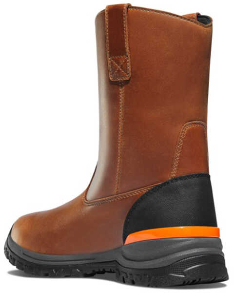 Image #3 - Danner Men's 10" Stronghold Wellington Work Boots - Composite Toe , Brown, hi-res