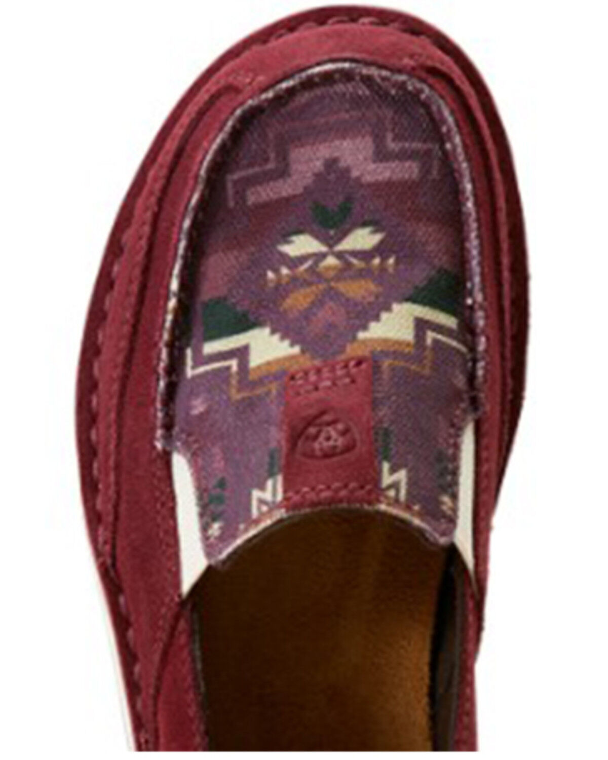 Image #4 - Ariat Women's Cruiser Casual Shoes - Moc Toe, Red, hi-res