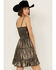 Image #4 - Angie Women's Knot Front Mini Dress, Black, hi-res