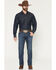 Image #1 - Ariat Men's M4 Newton Norwich Medium Wash Relaxed Straight Rigid Denim Jeans, Medium Wash, hi-res
