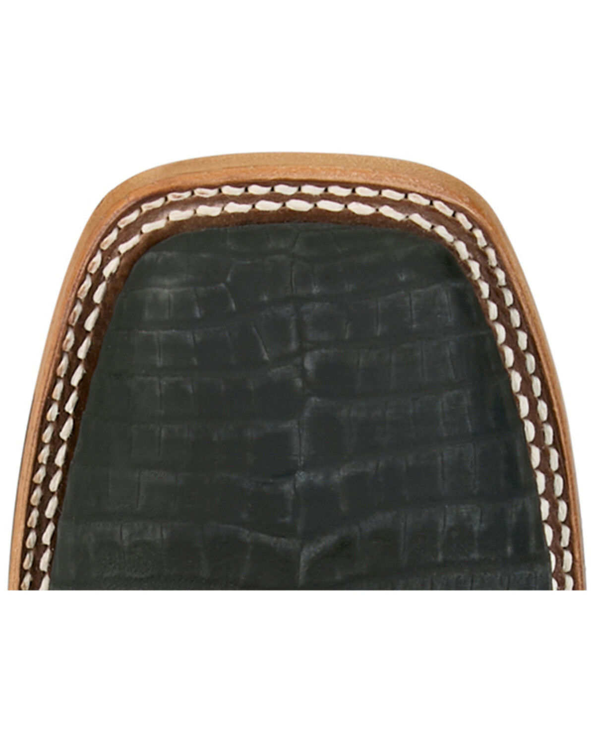 Image #6 - Justin Men's San Antone Exotic Caiman Western Boots - Broad Square Toe, Blue, hi-res