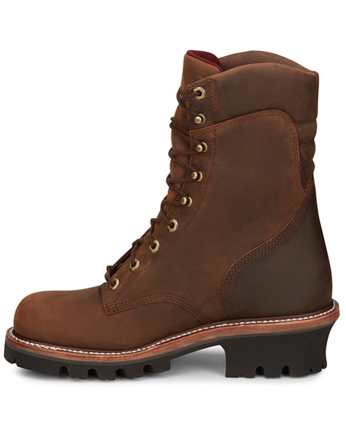 Image #3 - Chippewa Men's Super DNA 9" Waterproof Logger Work Boots - Soft Toe, Brown, hi-res
