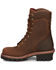 Image #3 - Chippewa Men's Super DNA 9" Waterproof Logger Work Boots - Soft Toe, Brown, hi-res