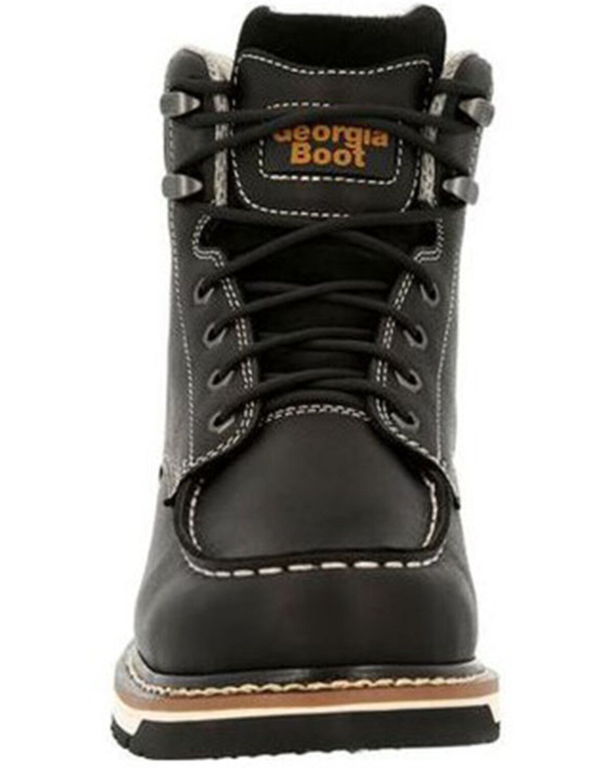 Image #4 - Georgia Boot Men's AMP LT Wedge Work Boots - Soft Toe, Black, hi-res