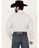 Image #4 - George Strait by Wrangler Men's Geo Print Long Sleeve Button-Down Western Shirt, White, hi-res