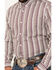 Image #3 - RANK 45® Men's Railroad Geo Print Long Sleeve Button-Down Western Shirt, Grape, hi-res