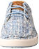 Twisted X Women's Kicks Casual Shoes - Moc Toe, Blue, hi-res