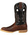 Image #3 - Durango Men's Rebel Pro Ostrich Western Boots - Square Toe, Black, hi-res
