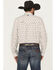 Image #4 - RANK 45&reg; Men's Romans Medallion Print Long Sleeve Snap Performance Western Shirt, White, hi-res