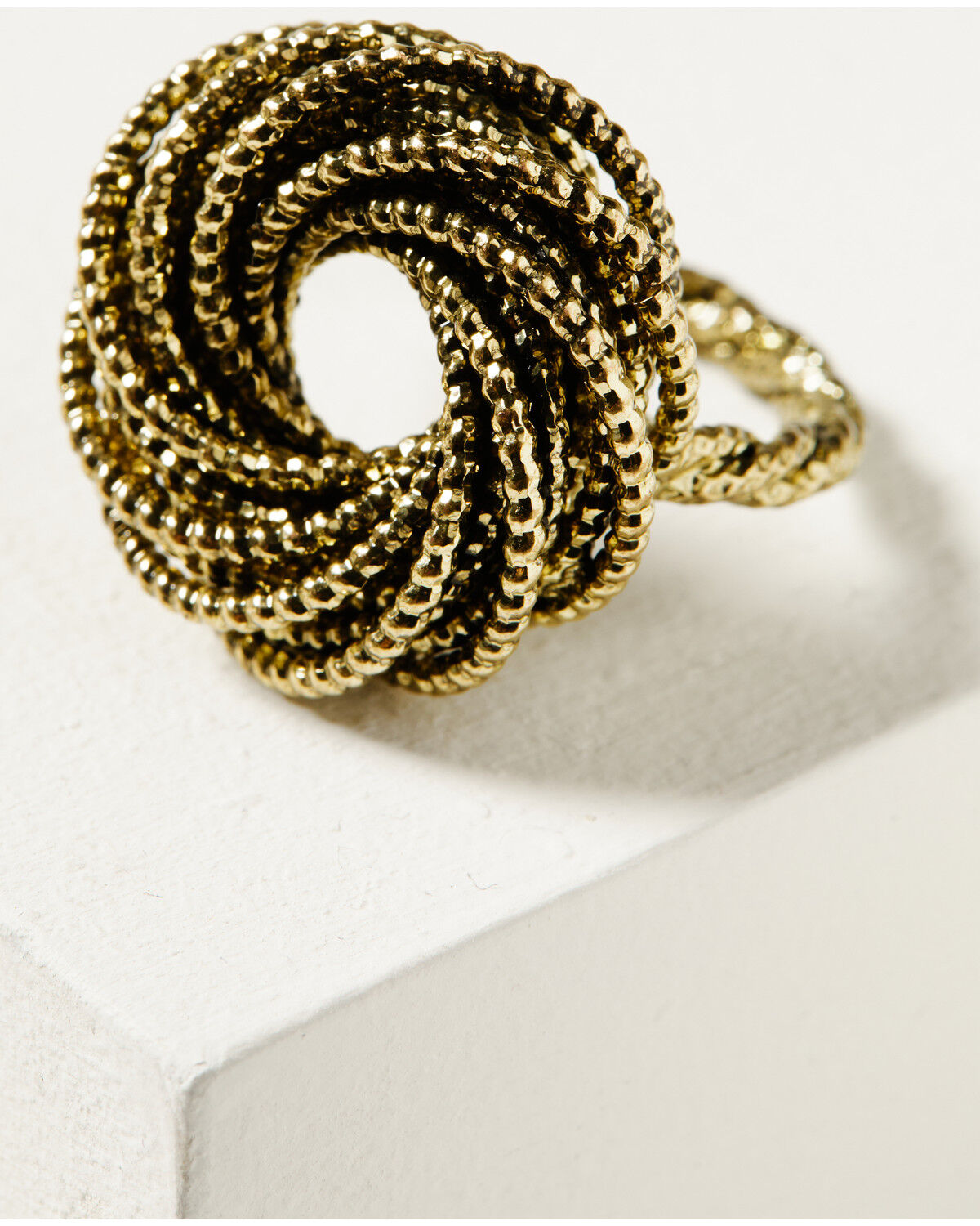 Image #2 - Shyanne Women's Soleil Gold Rope Statement Ring, Gold, hi-res