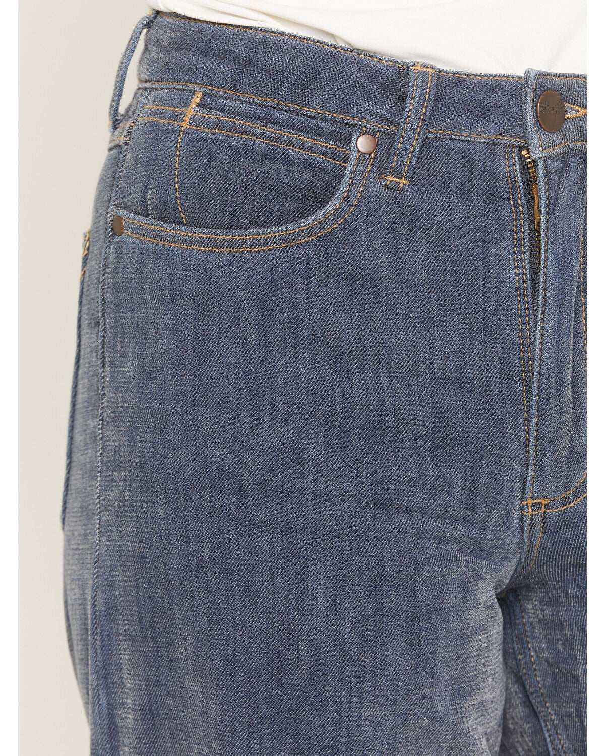 Image #2 - Wrangler Women's Medium Wash High Rise Bailey Wide Leg Denim Jeans, Medium Wash, hi-res