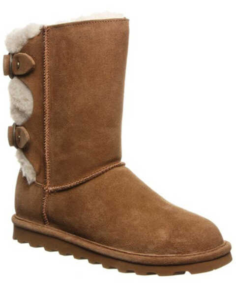 Bearpaw Women's Eloise Casual Boots - Round Toe , Brown, hi-res