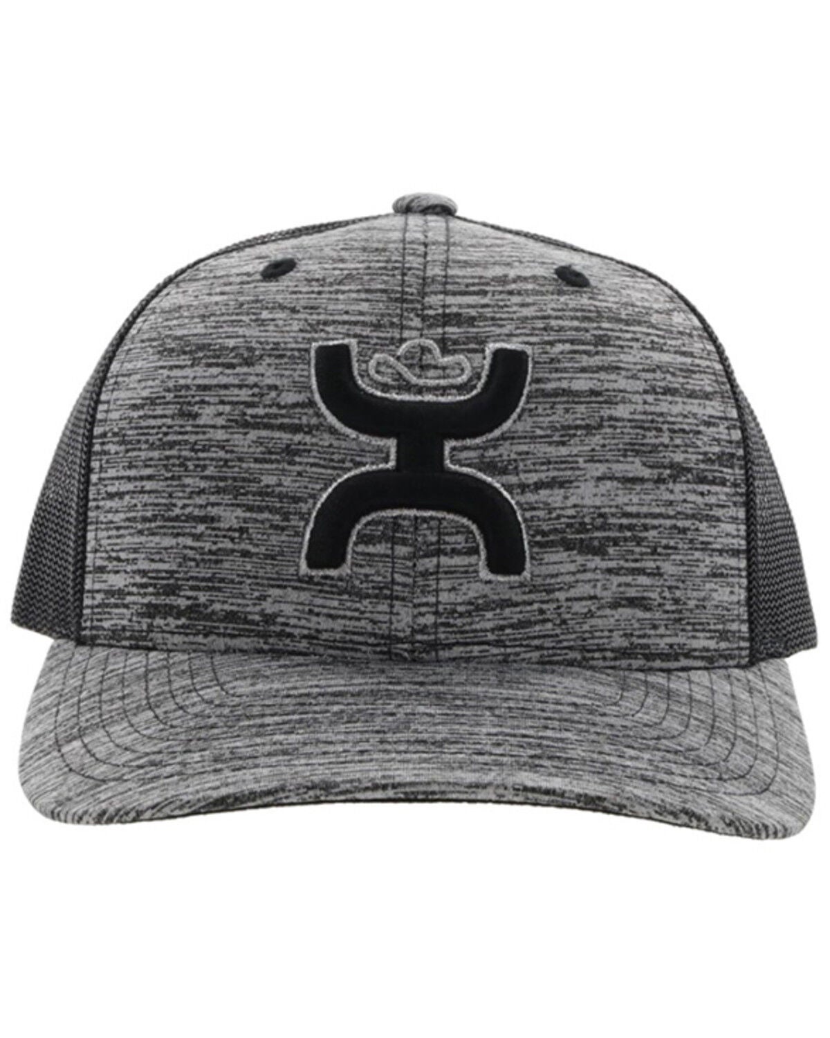 Image #3 - Hooey Men's Sterling Embroidered Logo Trucker Cap, Grey, hi-res