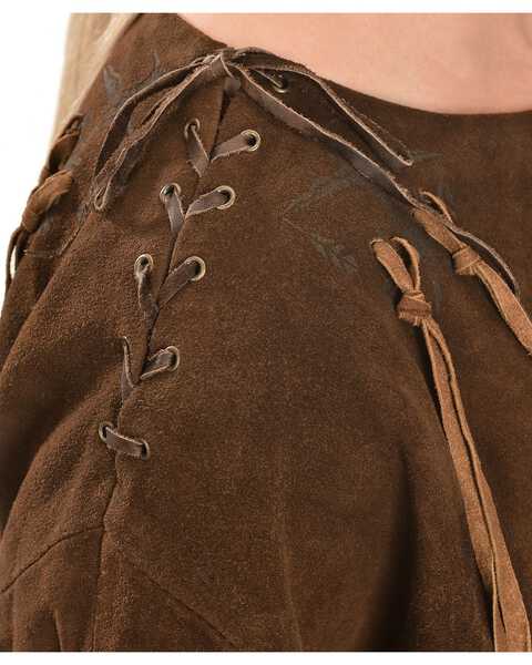 Kobler Leather Picachu Fringe Shirt, , hi-res