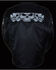 Image #2 - Milwaukee Leather Men's Reflective Skulls Textile Jacket - Big - 3X, Black, hi-res