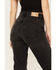 Image #3 - Free People Women's High Rise Pacifica Straight Jeans, Black, hi-res