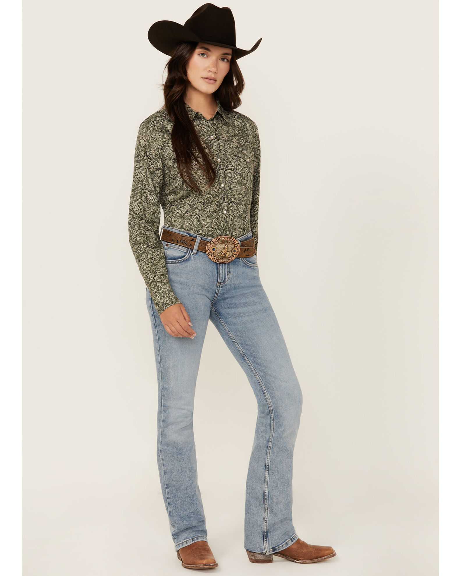 Wrangler stretch bootcut jeans clearance