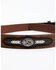 Image #2 - Cody James Men's Praying Cowboy Concho Belt, Brown, hi-res
